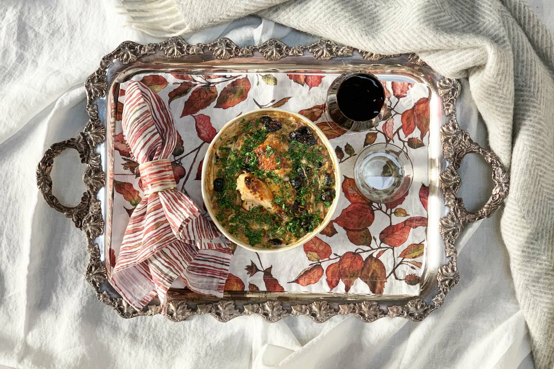 Bertioli By Thyme Table Linens Copper Beech Linen Placemat 5 Bertioli By Thyme Table Linens Copper Beech Linen Placemat