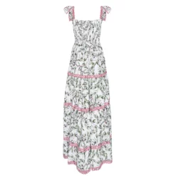 Flora Sardalos Patmos Dress - Olive Womenswear