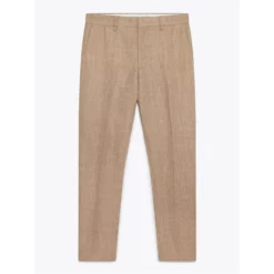 Wax London Alp Smart Check Trouser - Brown