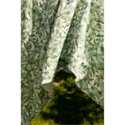 Bertioli By Thyme Hellebore Leaves Linen Table Cloth Table Linens