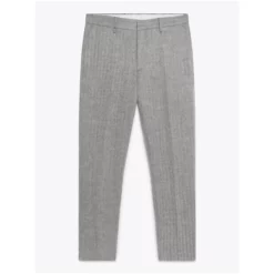 Wax London Alp Smart Trouser - Herringbone Menswear