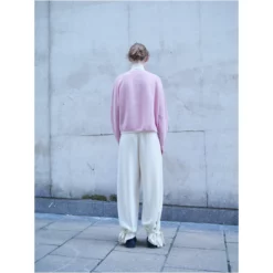 Mandkhai Cropped Cardigan-Light Pink Womenswear