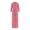 Valle & Vik The Long Flirt Shirt Dress In Ville Blomst Pink Womenswear