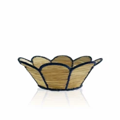 Colombia Collective Woven Tableware Conchita Woven Bowl - Midnight Blue