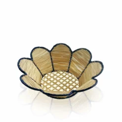 Colombia Collective Woven Tableware Conchita Woven Bowl - Midnight Blue