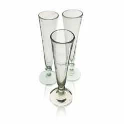La Maison Dar Dar Recycled Champagne Flute In Clear Drinkware