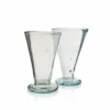 La Maison Dar Dar Drinkware Recycled Soda Glass In Clear