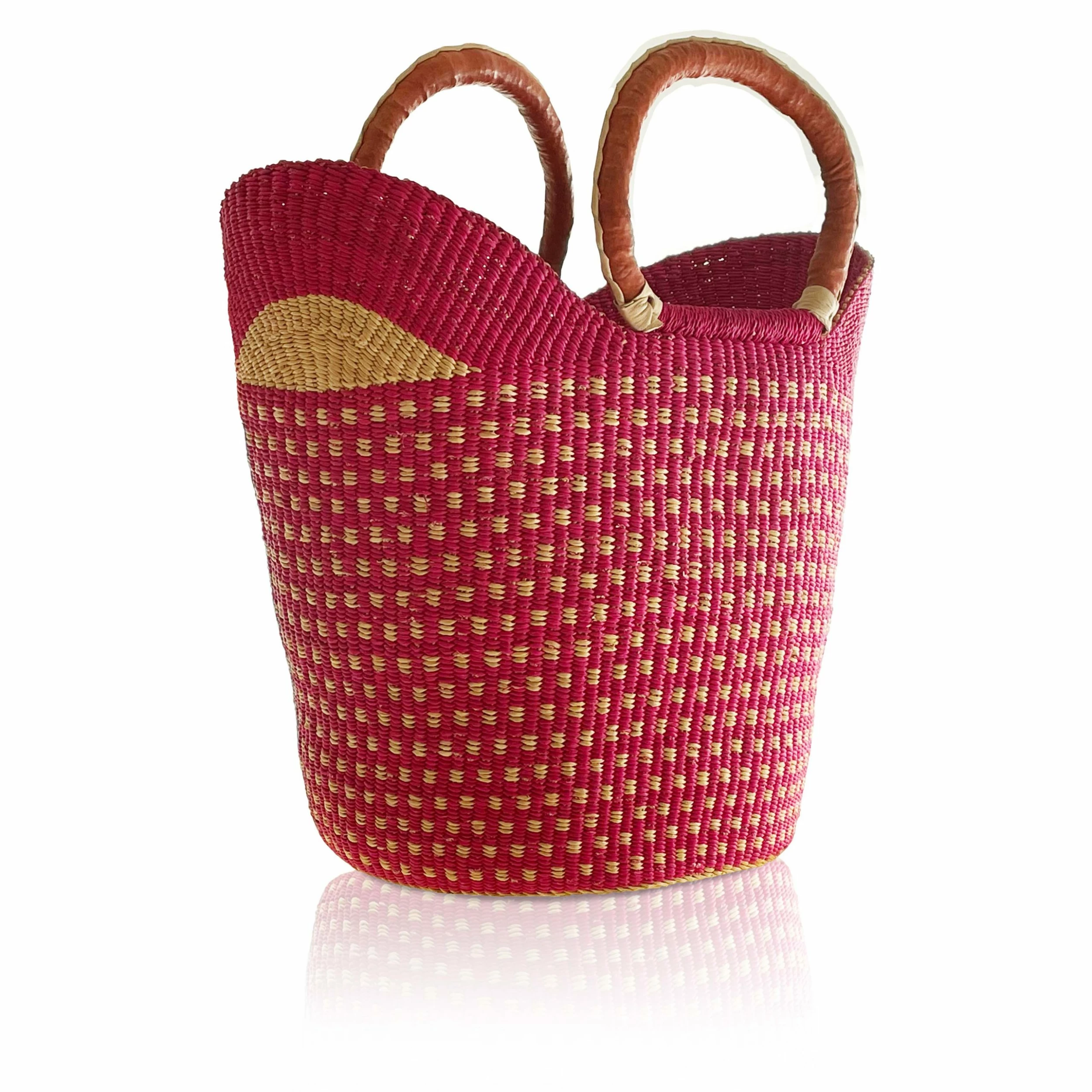 Mmaa Social Market Basket In Pink Bags & Baskets 4 Mmaa Social Market Basket In Pink Bags & Baskets