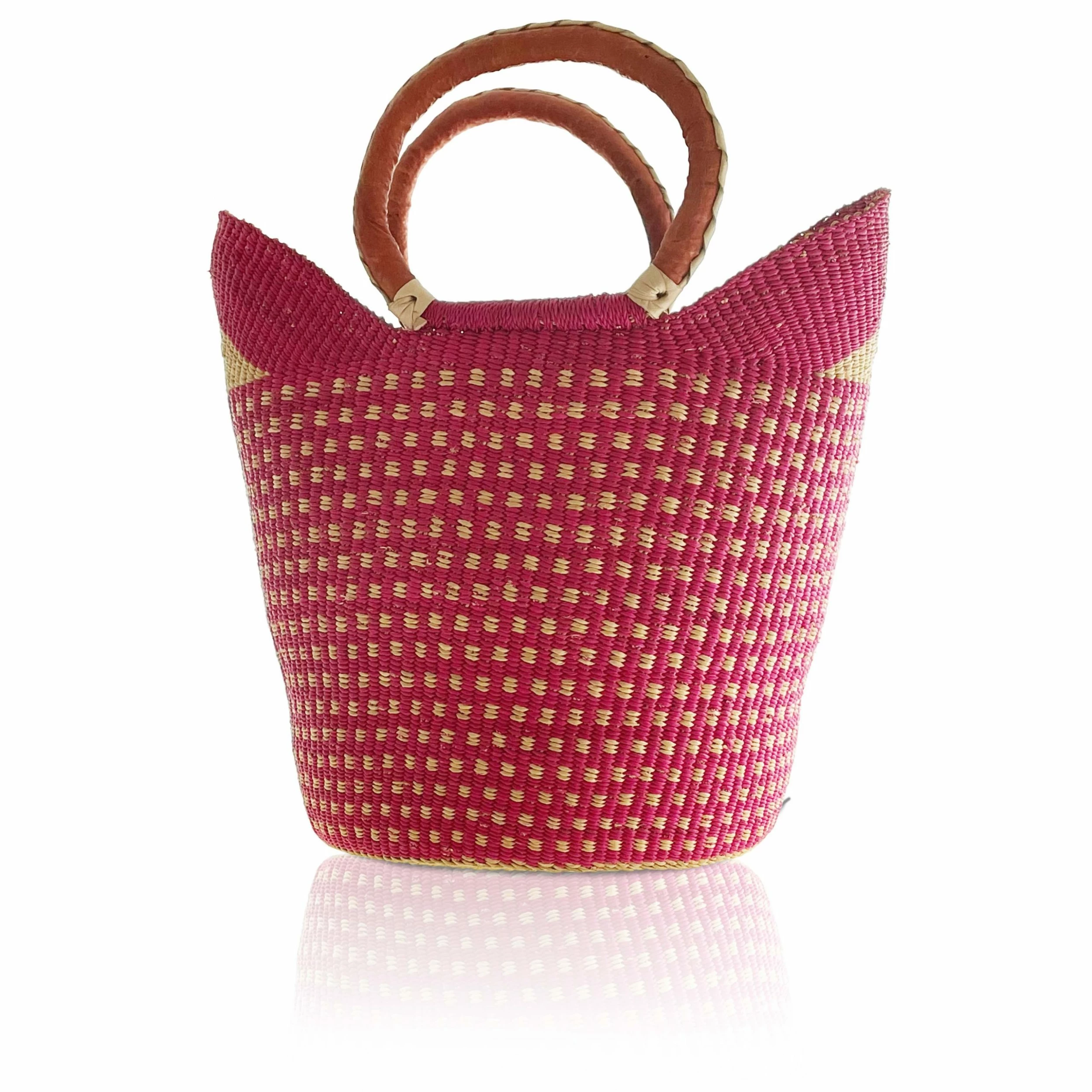 Mmaa Social Market Basket In Pink Bags & Baskets 3 Mmaa Social Market Basket In Pink Bags & Baskets