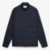 Wax London Menswear Sung Quilted Jacket - Navy