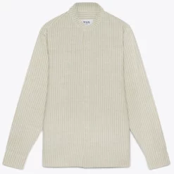 Wax London Watchet Shirt - Natural Stripe Menswear