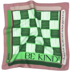 Tidings Silk Scarf/Neckerchief - Be Kind