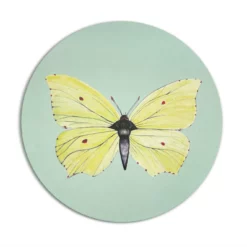 Bell Hutley Brimstone Butterfly Placemat - Yellow