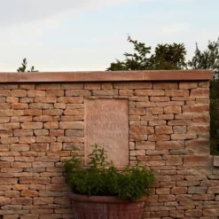 Thyme Ceramics Farmhouse Bowl With Text In Honey