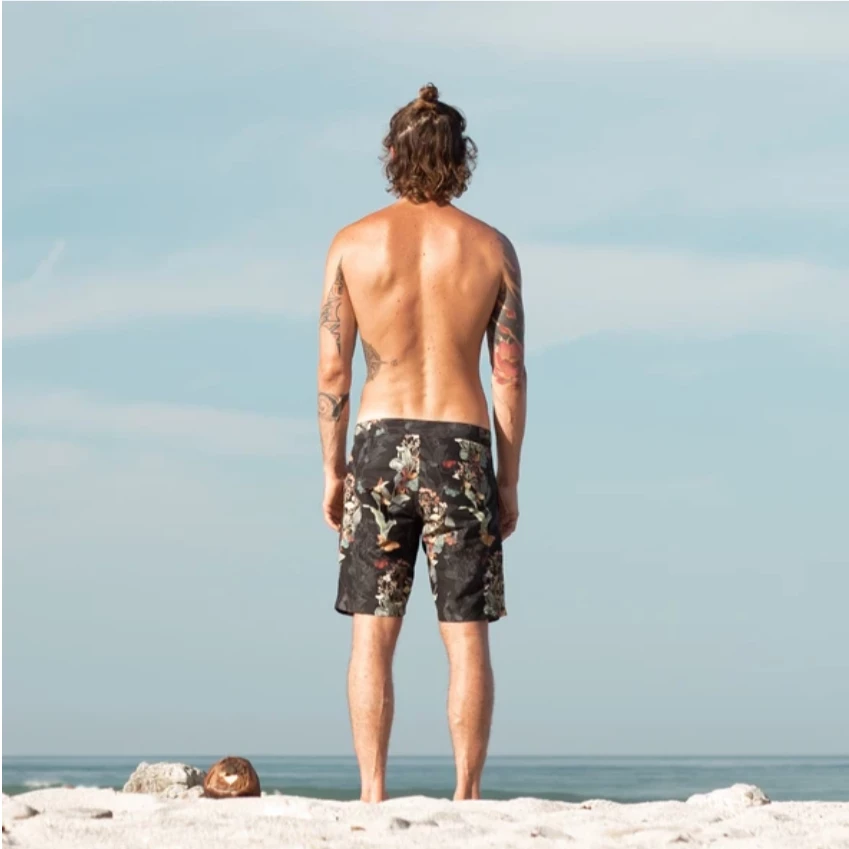 Riz Board Shorts Endangered Flowers Braunton Short 4 Riz Board Shorts Endangered Flowers Braunton Short