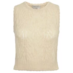 Herd Wyre Vest - Ecru Womenswear