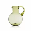 Thyme Simple Green Glass Water Jug Glassware