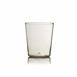 Murano Simple Hand Blown Water Glass In Smoke Drinkware