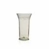 Thyme Flared Neck Glass Vase In Smoke