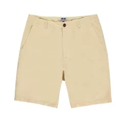 Love Brand Menswear Linen Shorts In Stone