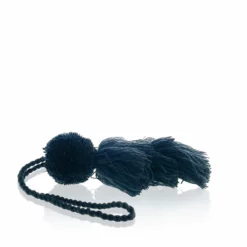 Colombia Collective Accessories Wayuu Pom Pom Tassel- Midnight Blue