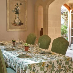 Bertioli By Thyme Table Linens Primrose Linen Table Cloth