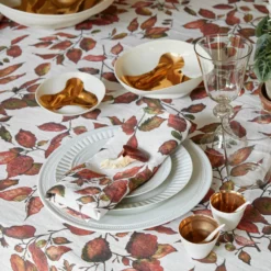Bertioli By Thyme Copper Beech Linen Napkin Table Linens