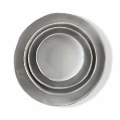 Mel Waterer Stoneware Nesting Dishes With Shallow Side Ceramics