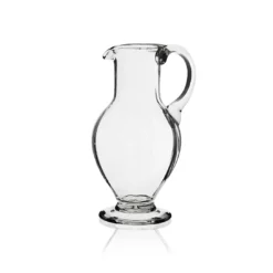 Thyme Traditional Optic Glass Water Jug