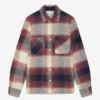Wax London Whiting Overshirt - Rust Menswear
