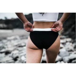 Sport & Swim Davy J Bikini Briefs - Black With White