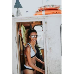 Davy J Bikini Top - Black And White Sport & Swim