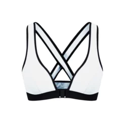 Davy J Bikini Top - Black And White Sport & Swim