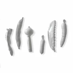 La Galine Set Of 6 White Mini Vegetables