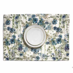 Bertioli By Thyme Wild Chicory Linen Placemat