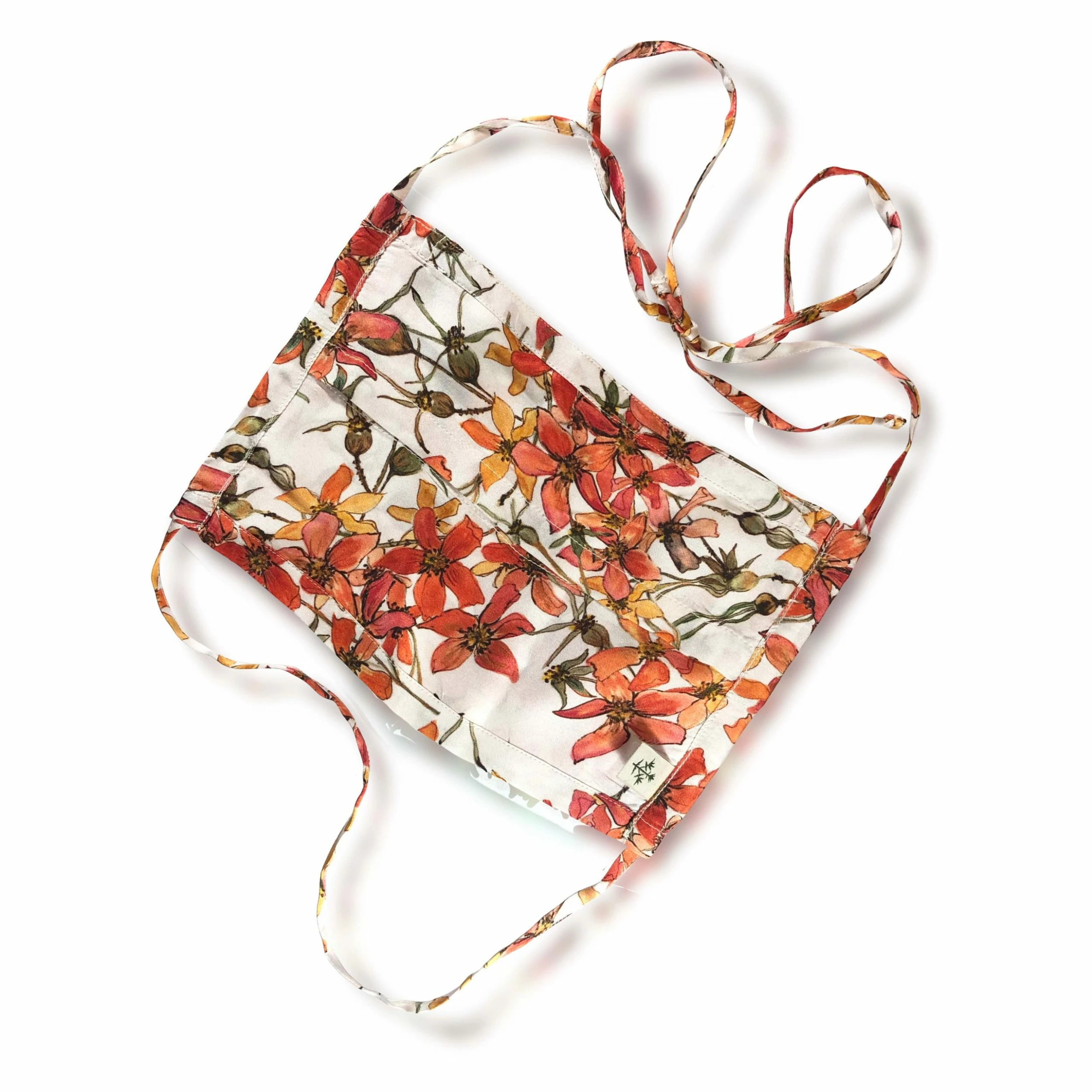 Bertioli By Thyme Silk Face Mask In Wild Rose 4 Bertioli By Thyme Silk Face Mask In Wild Rose