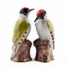 Quail Woodpecker Salt & Pepper Shakers 1 Quail Woodpecker Salt & Pepper Shakers