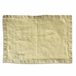 Bertioli By Thyme Table Linens French Vanilla Linen Placemat