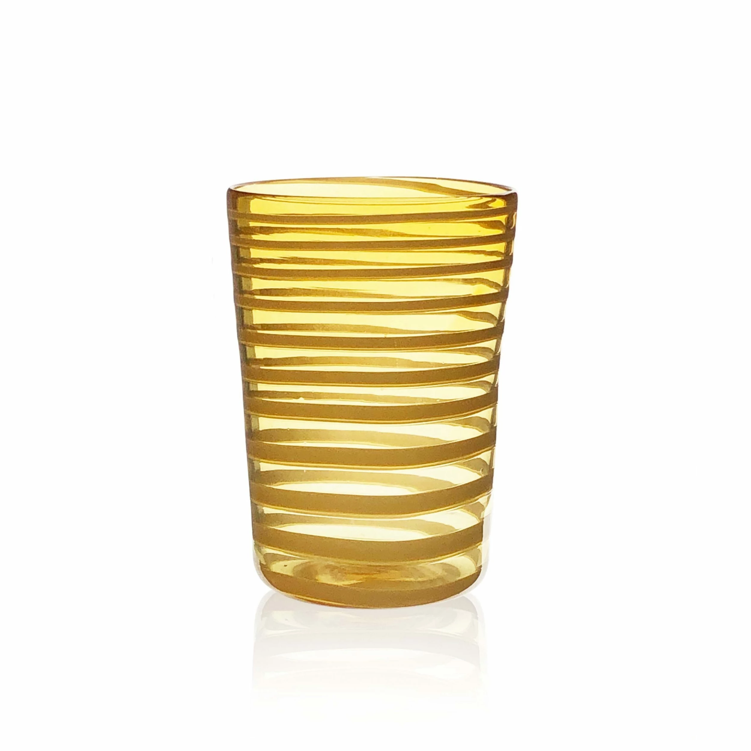 Murano Glass - Yellow Glassware 7 Murano Glass - Yellow Glassware
