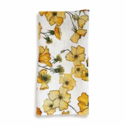 Bertioli By Thyme Table Linens Yellow Rose Napkin