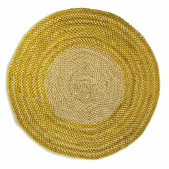 Mmaa Social Sunshine Woven Straw Placemat Placemats