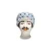 Bettina Ceramica Small Man Head Vase- Blue