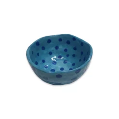Lomito Ceramics Ceramic Dot Bowl - Blue