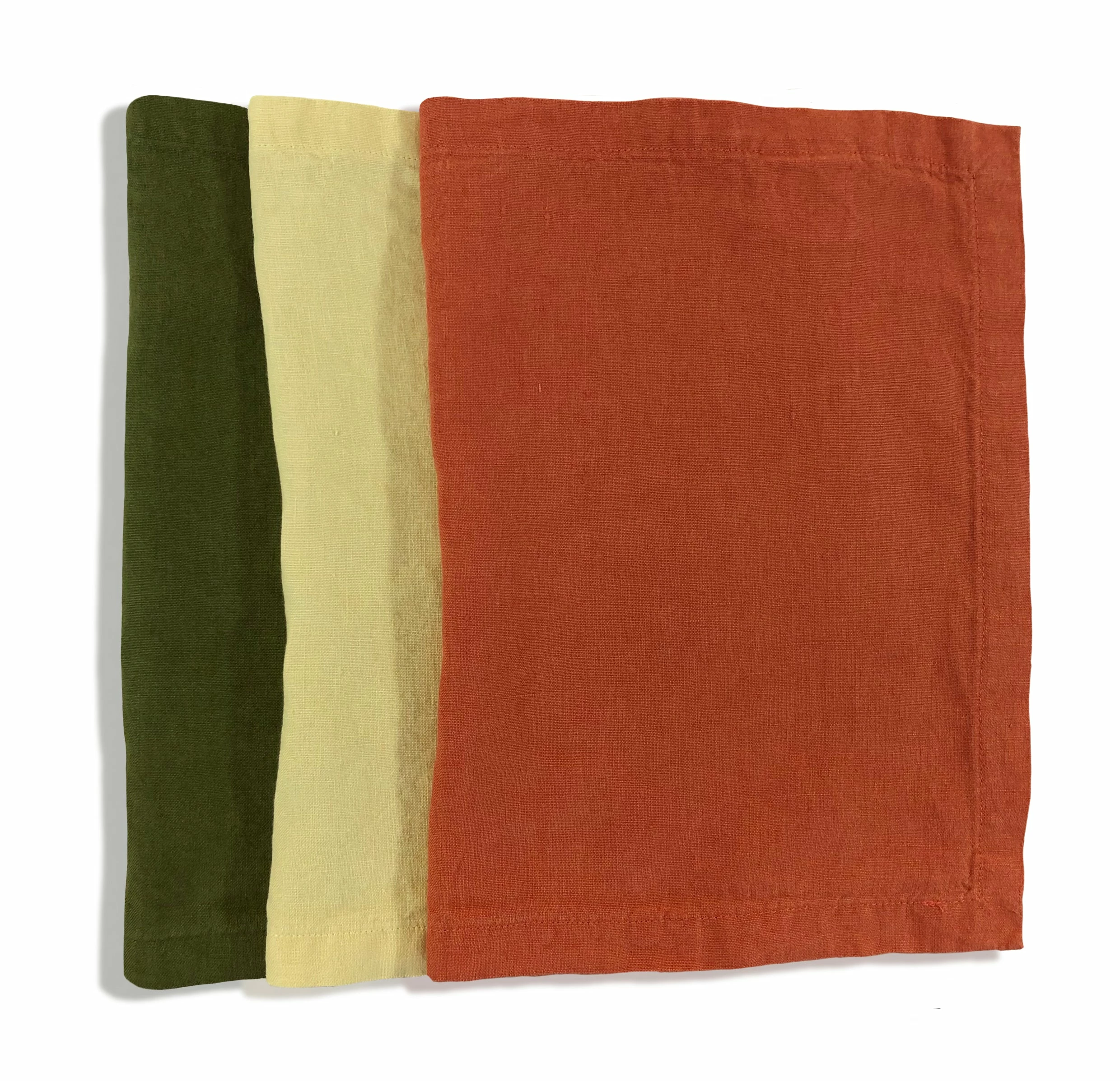 Bertioli By Thyme Dark Green Linen Placemat Table Linens 5 Bertioli By Thyme Dark Green Linen Placemat Table Linens