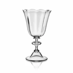 Thyme Drinkware Scalloped Edge Wine Glass
