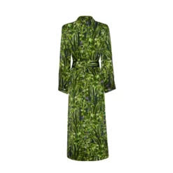 Bertioli By Thyme Silk Robe In Rivermint Silkwear