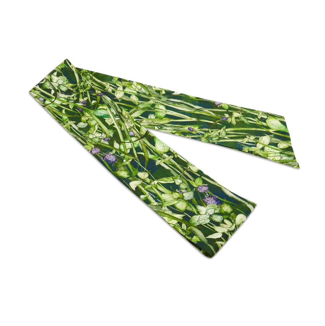 Bertioli By Thyme Silk Sash Belt In Rivermint 2 Bertioli By Thyme Silk Sash Belt In Rivermint