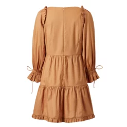 Seren Tabby Mini Dress - Russet Womenswear