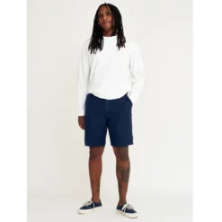 Wax London Menswear Holm Linen Shorts - Navy